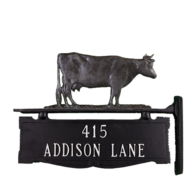2-Line Address Post, Swedish Iron, Yes