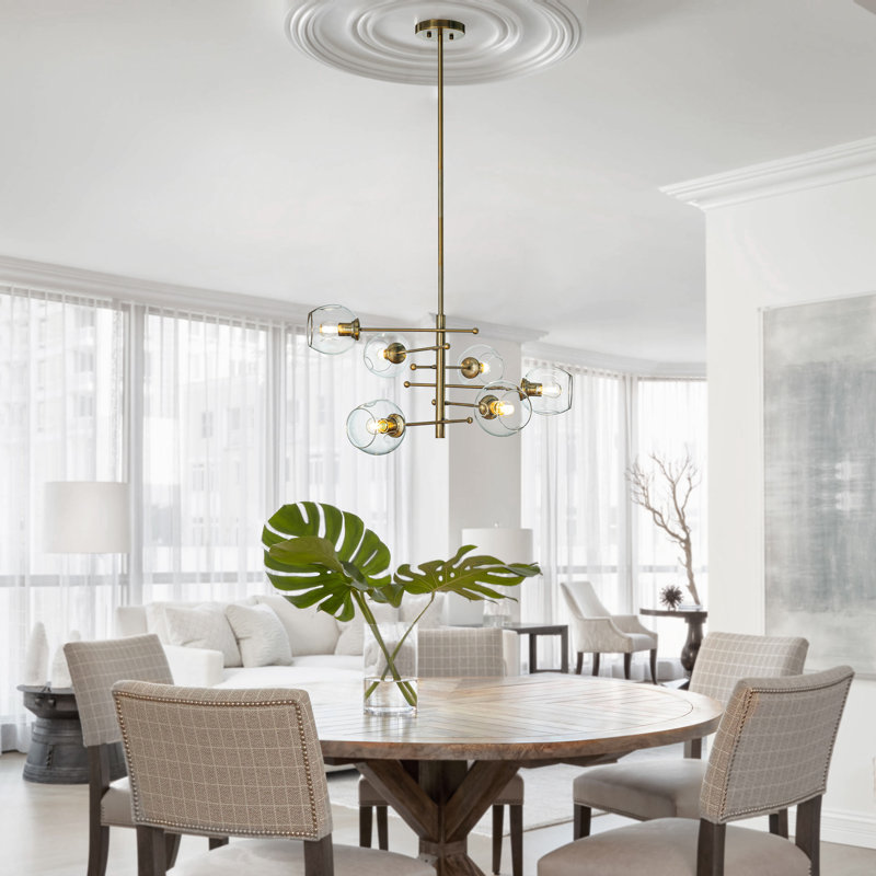 Aaeesha 6-Light Sputnik Chandelier