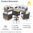 Harbin 7 - Person Outdoor Seating Group With Cushions-1487760092