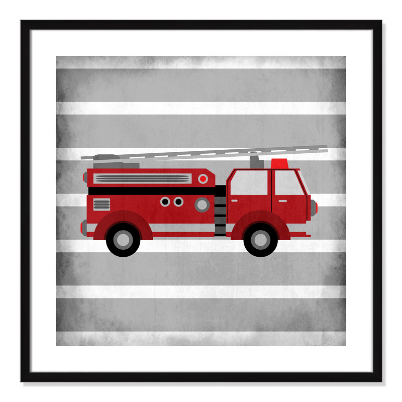 Adhésif décoratif en rouge 1 pi, Encadré de boîte noir, H 26,5 po x l 26,5 po x P 1,18 po