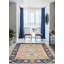 Tapis Oushak moderne gris clair noué à la main de conception unique 12 pi 0 po x 15 pi 3 po