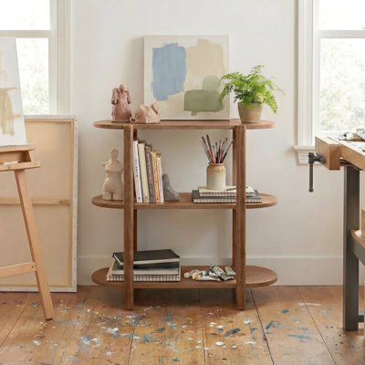 32" Modern Wood Bookcase