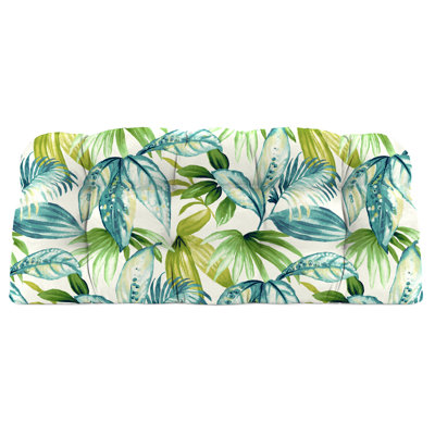 Coussin de banc d'extérieur en osier 44 "x 18" Sunbrella