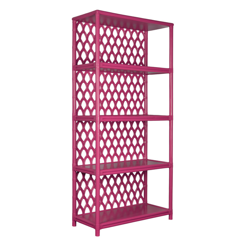 Casablanca Bookcase, Hot Pink
