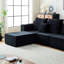 Canapé rembourré, canapé de salon modulaire avec porte-gobelets-1440239533