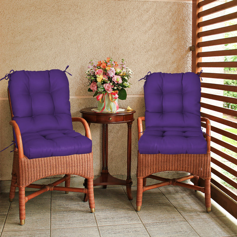 Indoor/Outdoor Seat/Back Cushion, Purple