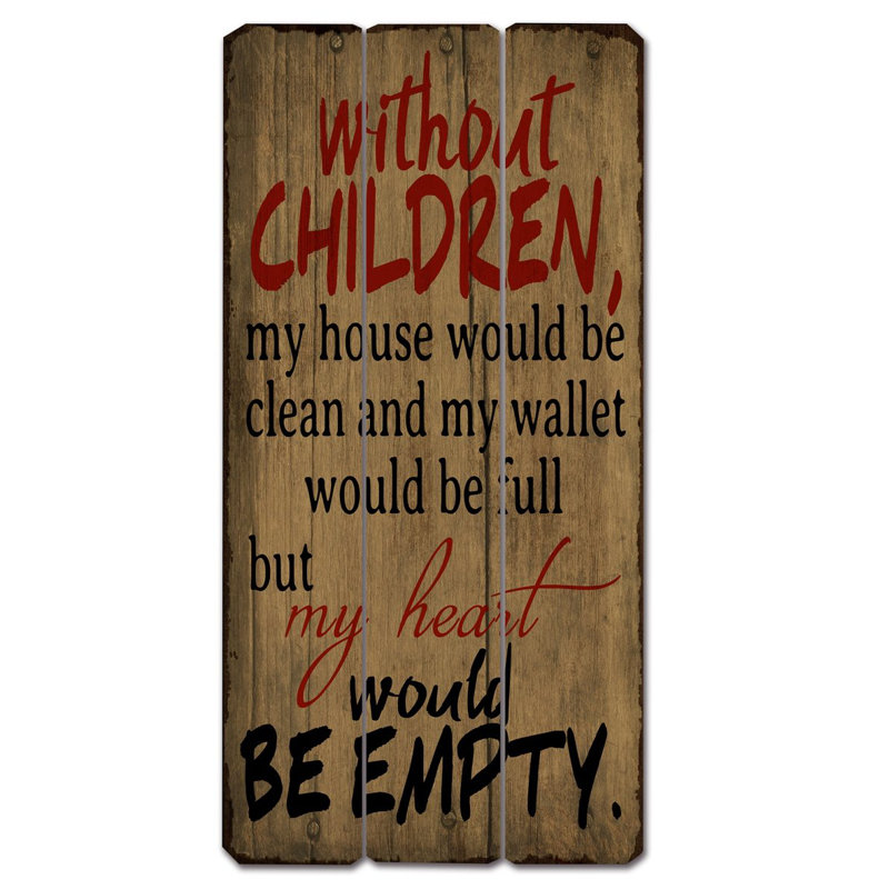 Décoration murale en bois pour enfants