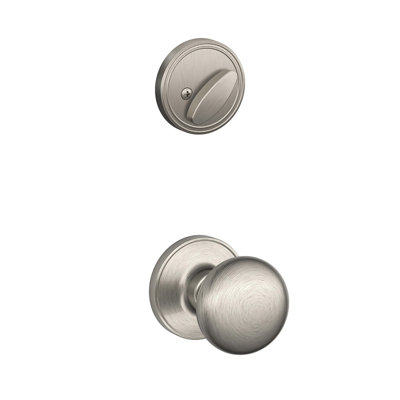 Stratus Single Cylinder Interior Knob Set (Exterior Portion Sold Separately)