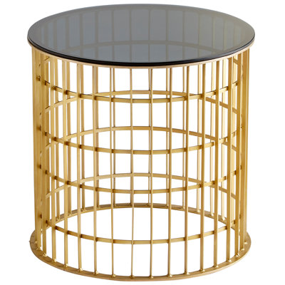 Kingdom Glass Top End Table