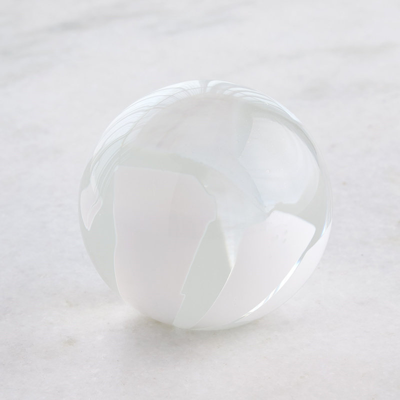 Hand Painted Glass Decorative Object