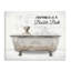 «Stupell Industries Happiness Is A Bubble Bath Dog In Tub Word Design» par Lori Deiter - reproduction d'art-104610878-104610874