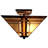 Jankowski Glass Semi Flush Mount