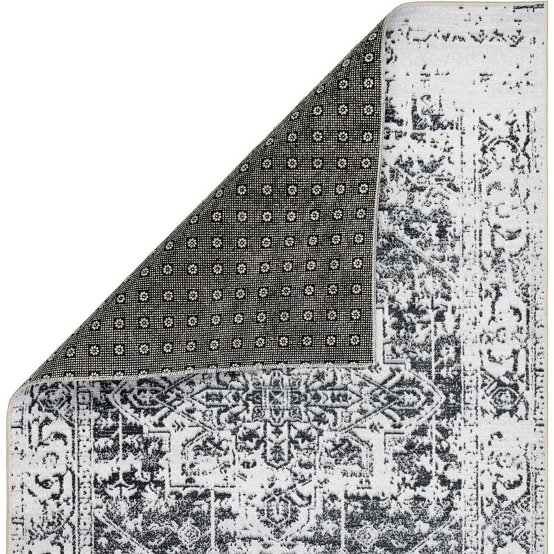 Tapis Jasin avec envers antidérapant, Tapis de couloir 2 pi 8 po x 8 pi