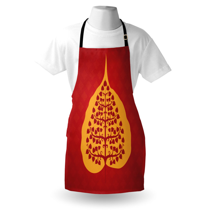 No Pattern Bib Apron