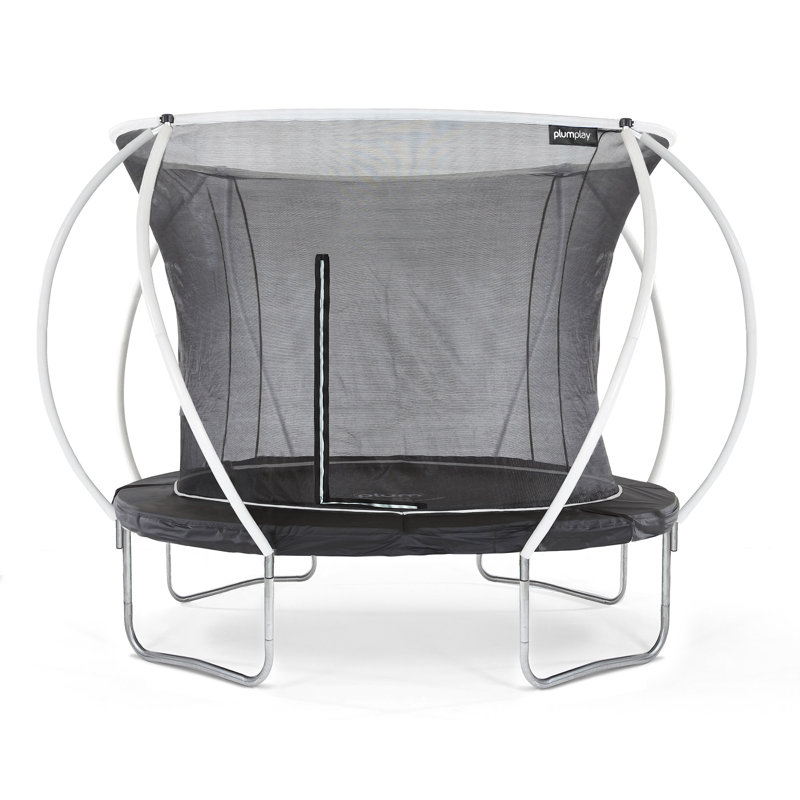 Plum Play 10ft Latitude Round Garden Trampoline with Safety Enclosure