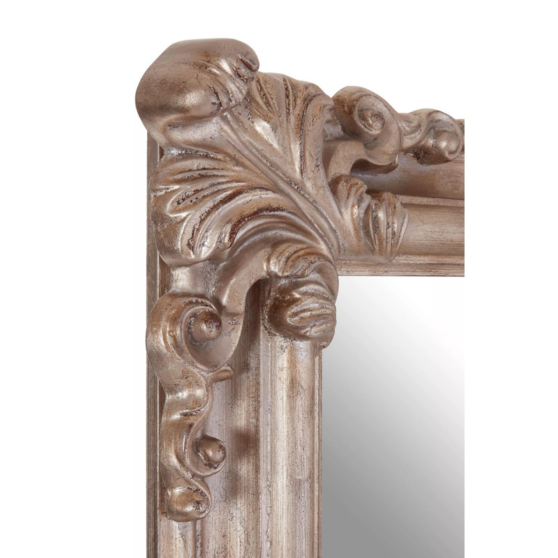 Abney Solid Wood Flat Wall Mirror