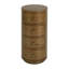 Table de bout ronde à 4 tiroirs en bois brun clair naturel Celine-129414678