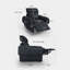 Fauteuil inclinable modulaire inclinable, inclinable électrique à une place-2011236101-2005963852
