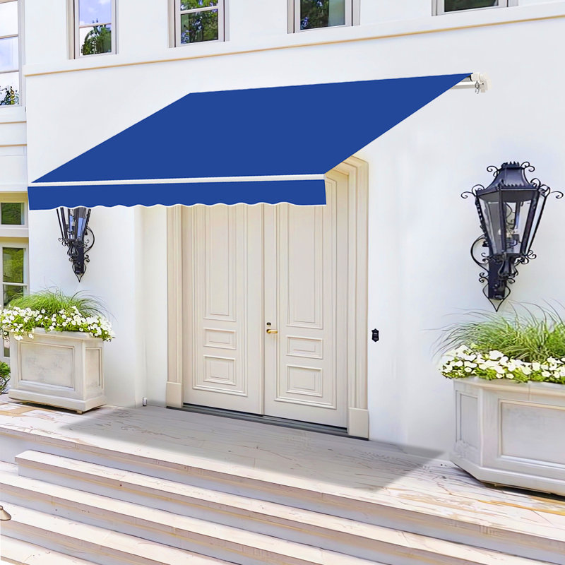 Auvent de terrasse rétractable l 78,75 po x P 49,25 po Buildingsup