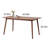 Maurietta Ash Solid Wood Dining Table-1321659314