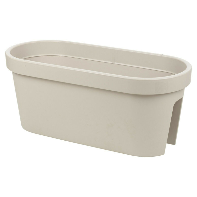 Railing Planter, Beige