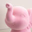 Éléphant en résine rose - Statues d'éléphants en flocage
