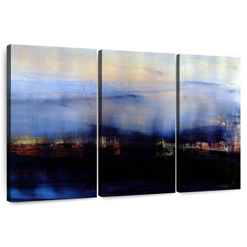 Paysage abstrait Avery II, H 28 po x l 45 po