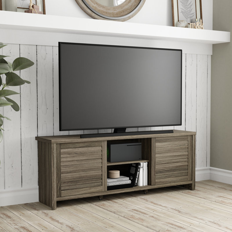 Meuble télé pour téléviseur de 64 po ou moins Ixbury, Chêne