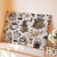 Toile, motif sans soudure, avec diverses illustrations liées au café, y compris un art mural-622757865