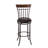 Swivel Upholstered Counter Stool with Metal Frame-41695111