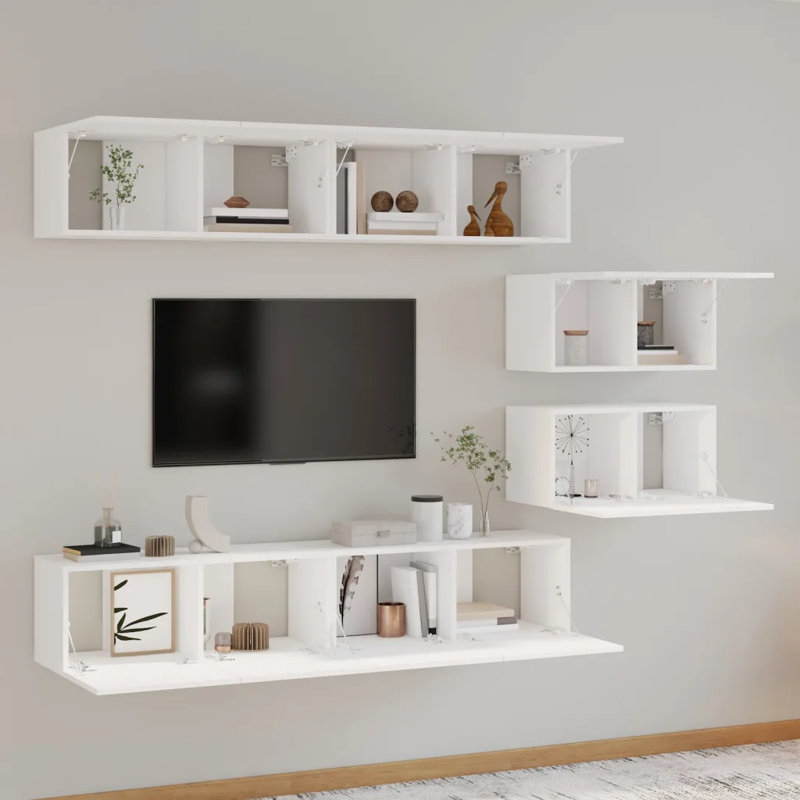 Bakonyi Unfinished Entertainment Centre for TVs up to 32", White