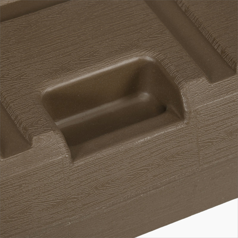 Base de parasol polyvalente robuste avec motifs réversibles pour l'extérieur