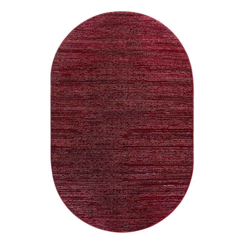 Striped Rug, Oval 5'3" x 8'