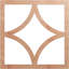 Médaillon de plafond à charpente en bois 30 po de diamètre extérieur x 19 1/4 po x P 3/8 po Statesman-63412332-63412327