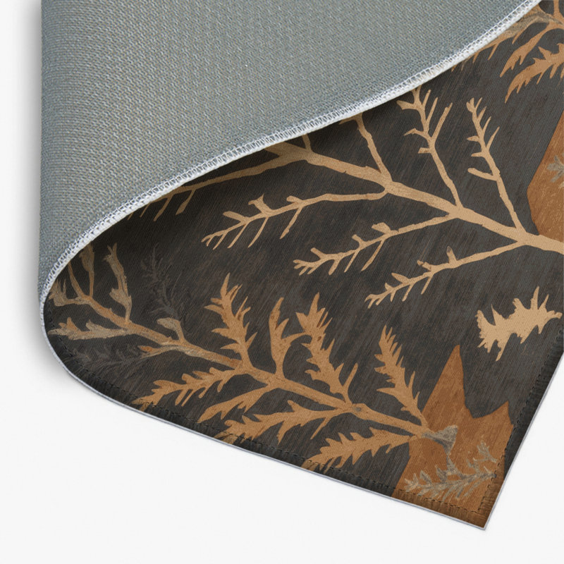 Tapis intérieur et extérieur gris Nature, Rectangulaire 2 pi x 3 pi