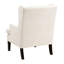 Fauteuil de 8,5 po de hauteur beige avec coussin de dossier attaché-1870906574