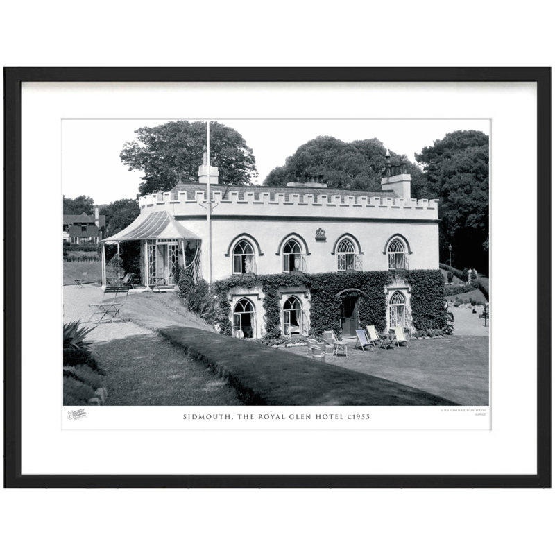 Sidmouth, The Royal Glen Hotel C1955 by Francis Frith - Single Picture Frame Print, 60cm H x 80cm W x 2.3cm D