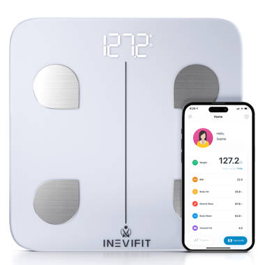 FitTrack Bluetooth BMI Digital Smart Scale, 17 Metric Body