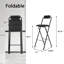 Tabouret pliant portatif noir