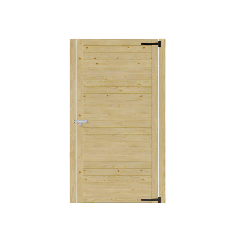 Wooden Garden Gate with Door Latch