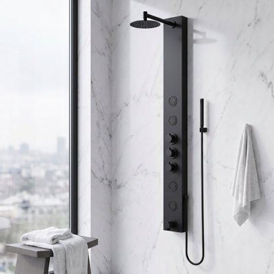 Panneau de douche 59,06 "avec pomme de douche fixe Bowery