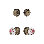 Nostalgic Warehouse Rope Rosette Entry Set with White Rose Porcelain Knob