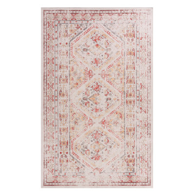 2X3 Area Rug In Beige, Machine Washable, Low-Pile, Non-Slip, Non-Shedding, For Bedroom, Living Room, Kitchen, Dining Room - & Pet Loving Washable Beige Rug, ,