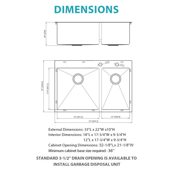 Dimensions du produit