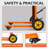 500 Lbs Capacity Material Lift Winch Stacker