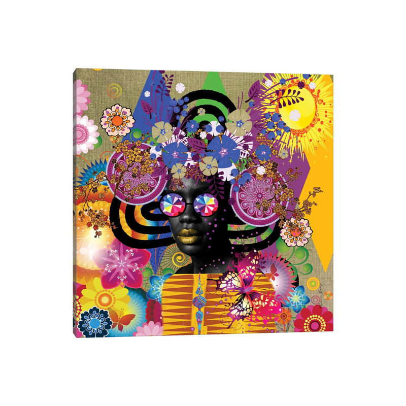 Sunshine Afo Pop 1 Piece Wrapped Canvas Wall Art, 30.48 cm H x 30.48 cm W