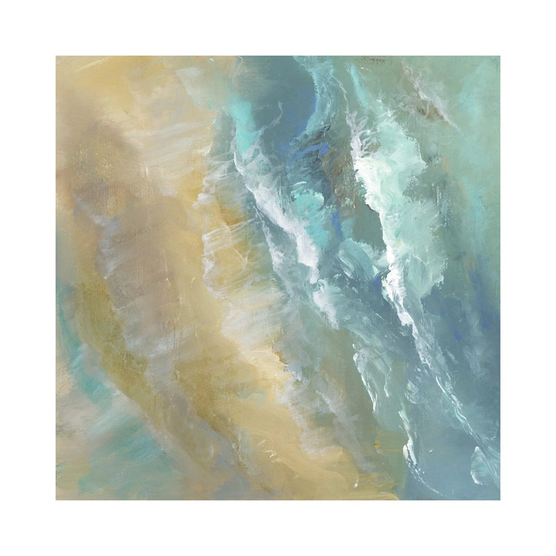 Aerial Coast IV 1 Piece Wrapped Canvas Painting, 30.48cm H x 30.48cm W x 1.91cm D