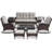 Esquer 7-Piece Outdoor Wicker Nighttime Conversation Set With Rocking Chairs, Ottomans And Fire Pit Table-1714355511-1714355499