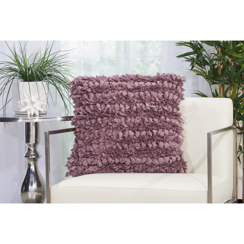 Housse de coussin carré et insert, Lavande