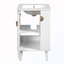Meuble-lavabo autoportant avec tablettes-118806572